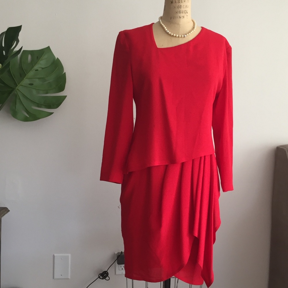 Vintage Fred Hayman Tom Linda Platt cocktail dress